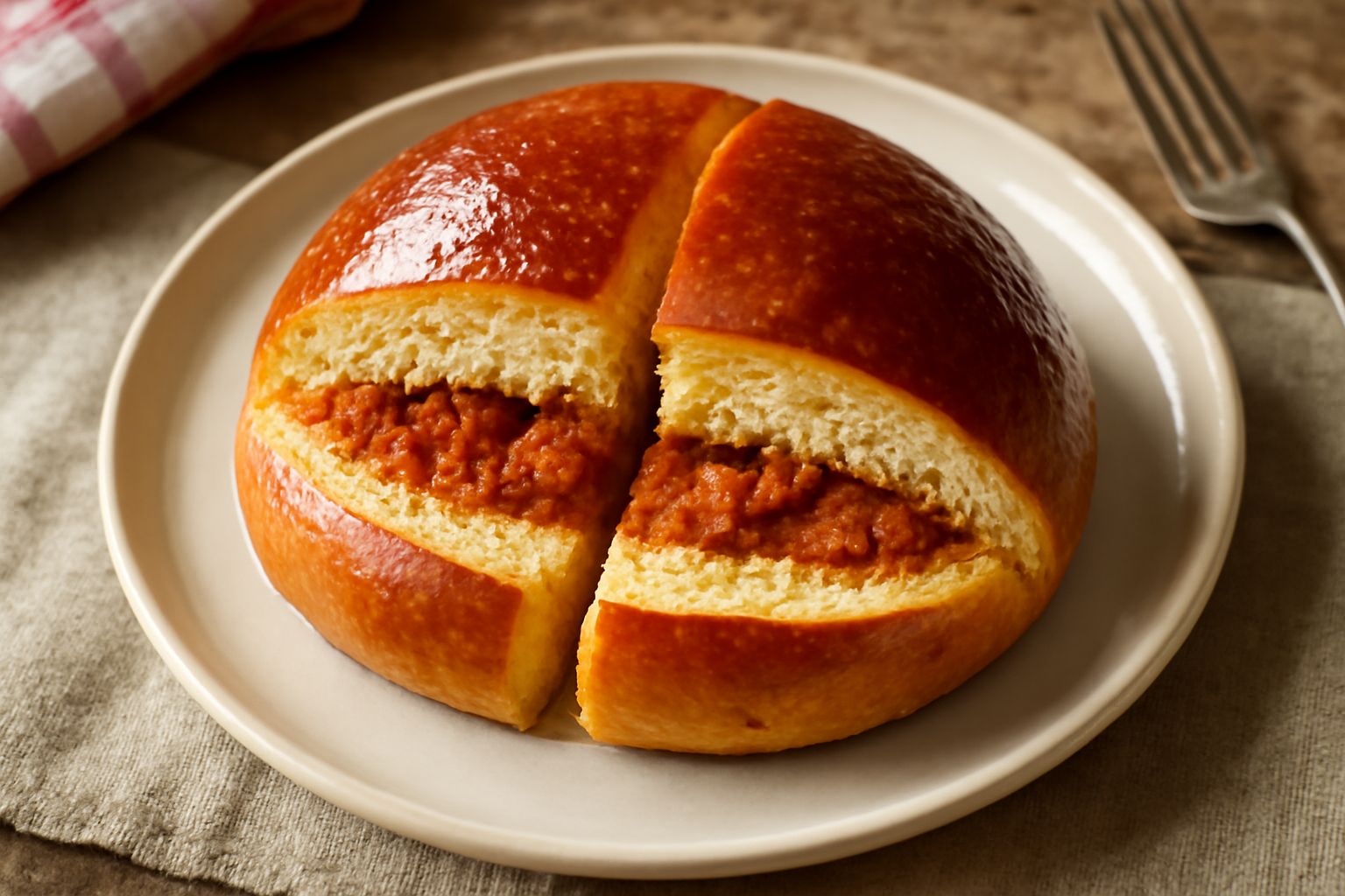 Pane di semola ripieno