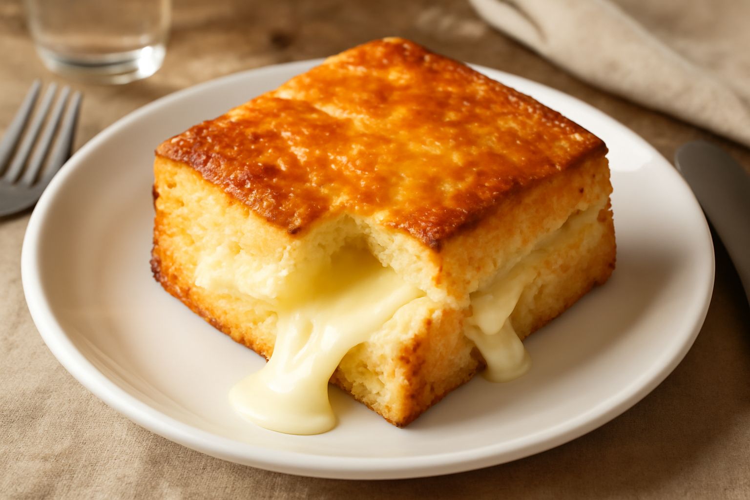 Pane e formaggio in crosta