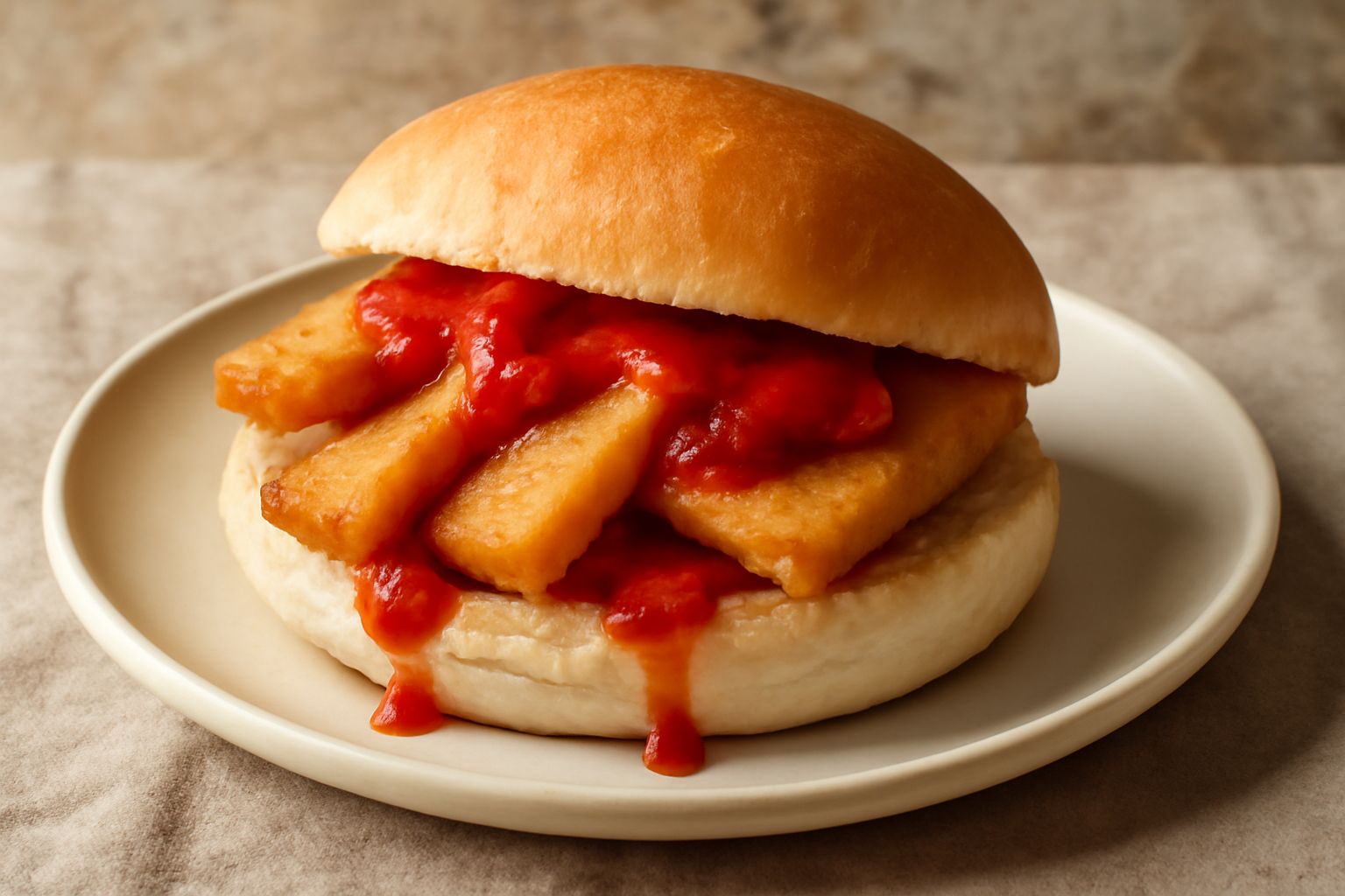 Pane e panelle ca' salsa