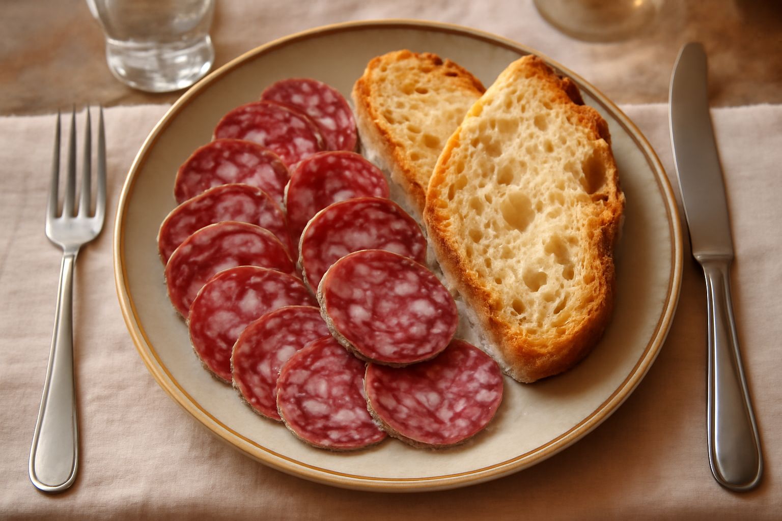 Pane e salame: croccantezza e proteine per energie durature
