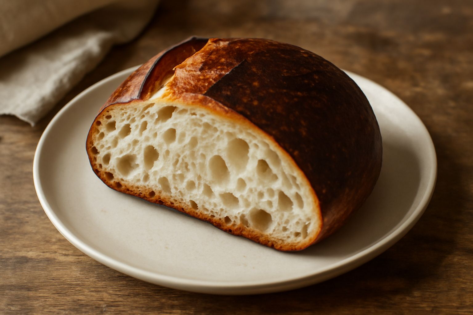Pane fatto con lievito madre