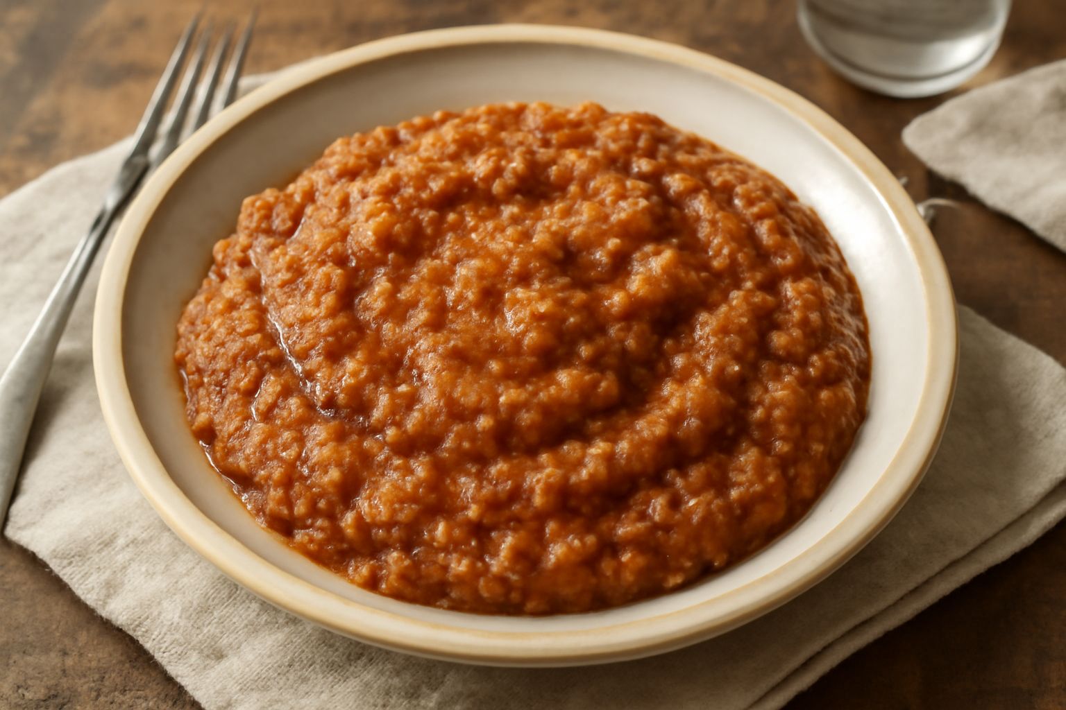 Pane grattugiato con sugo