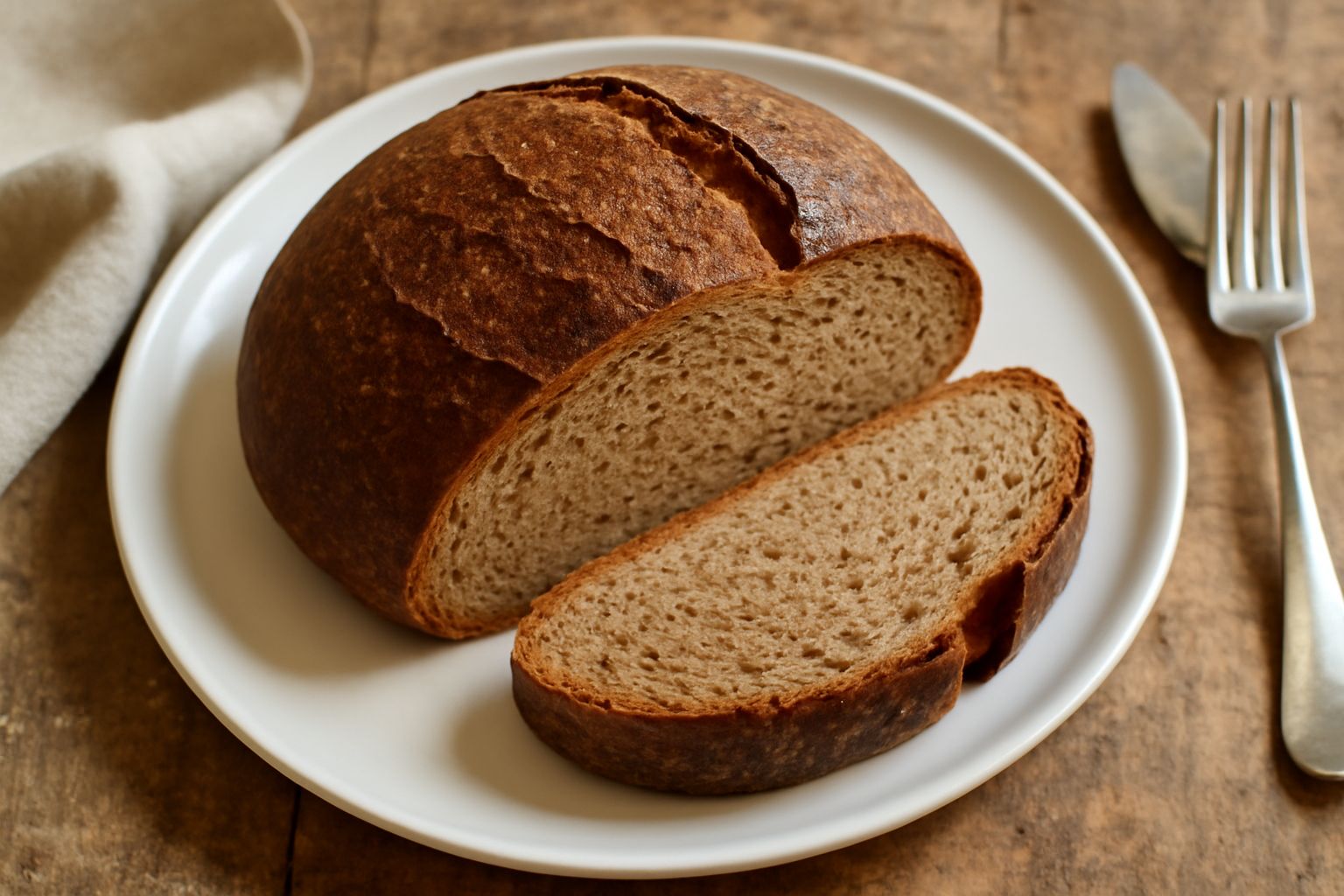 Pane scuro di farina di frumento