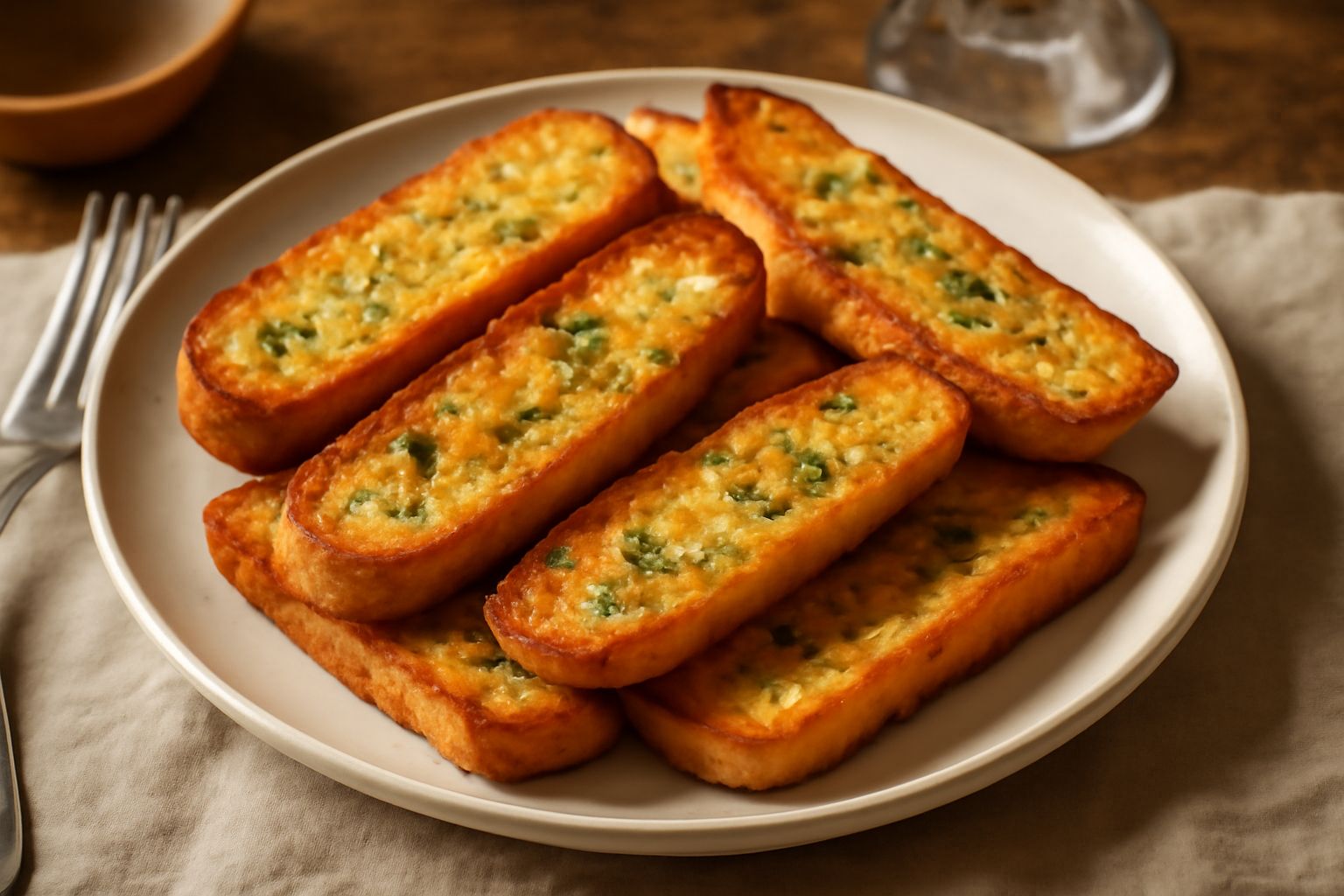 Pane tostato all'aglio