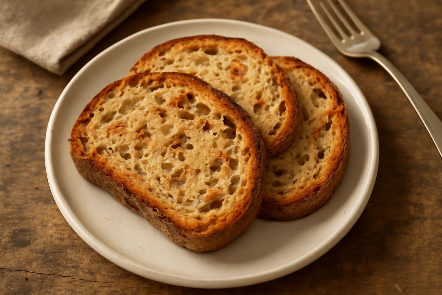 Pane tostato alle noci
