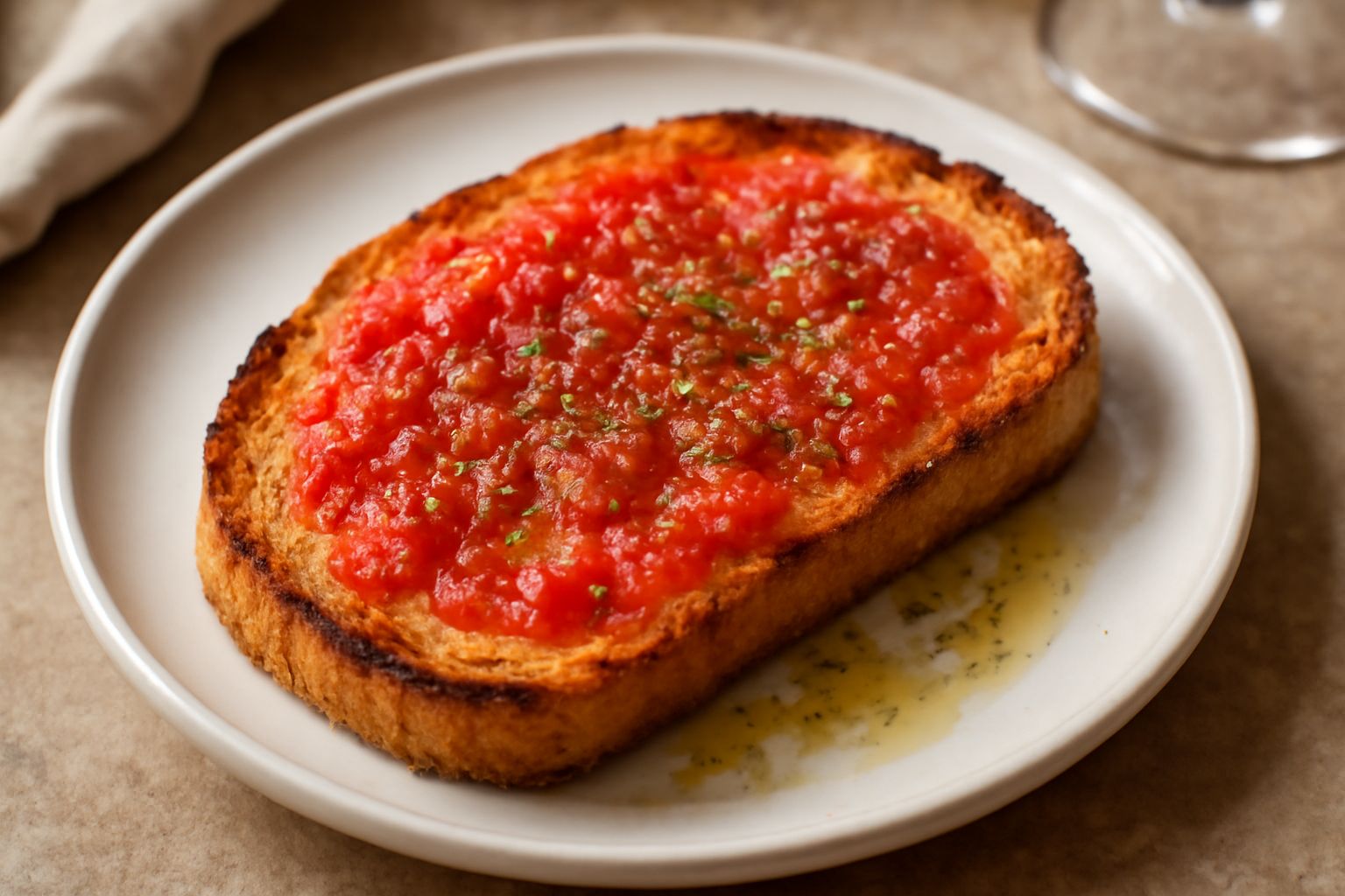 Pane tostato calabrese