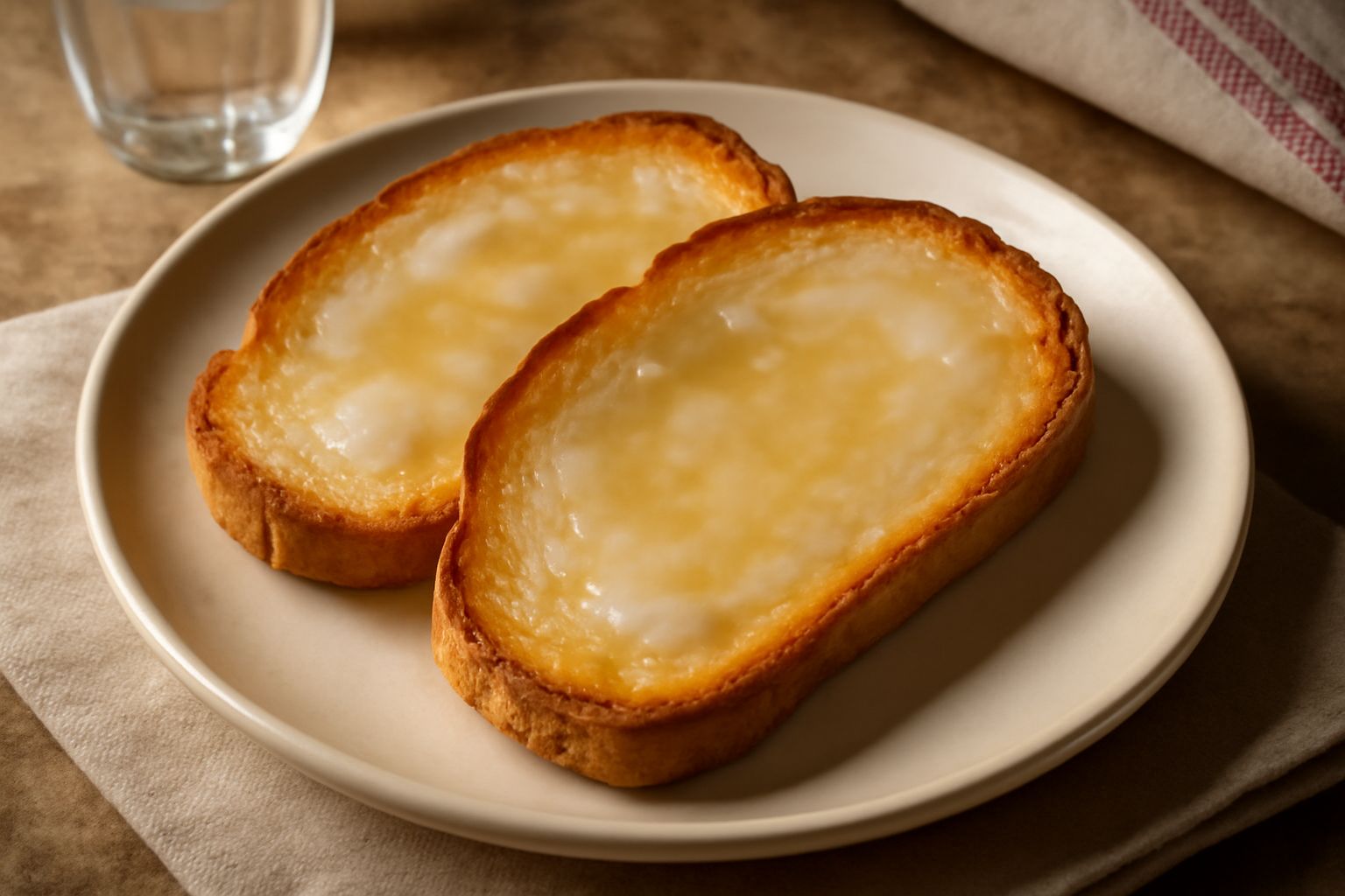 Pane tostato con strutto