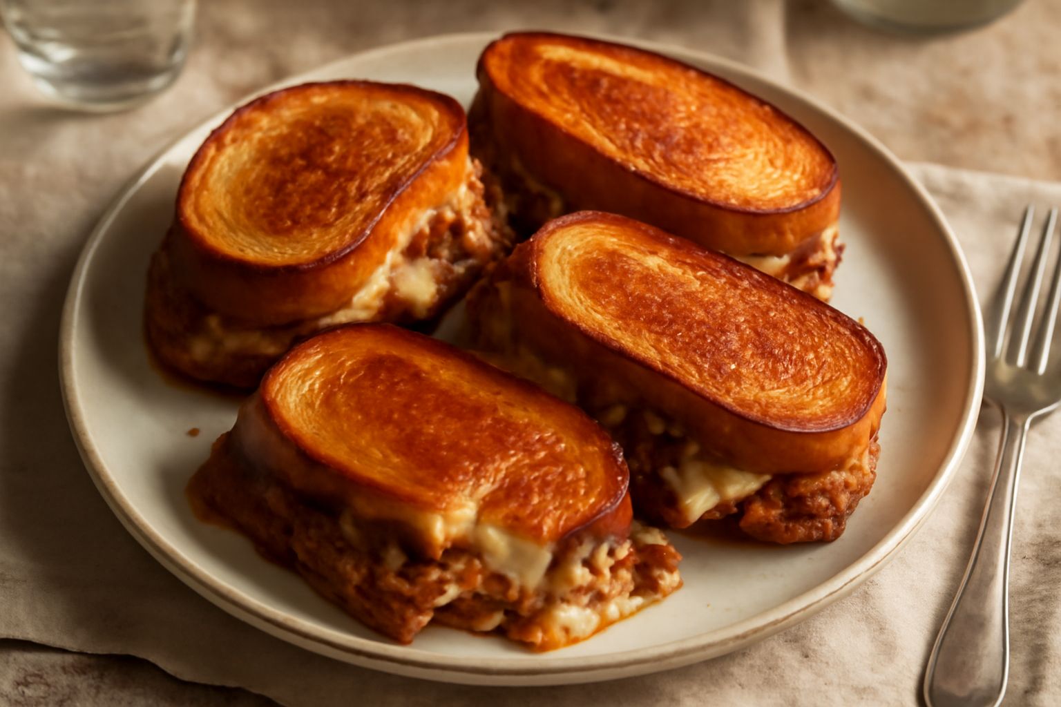 Pane tostato ripieno