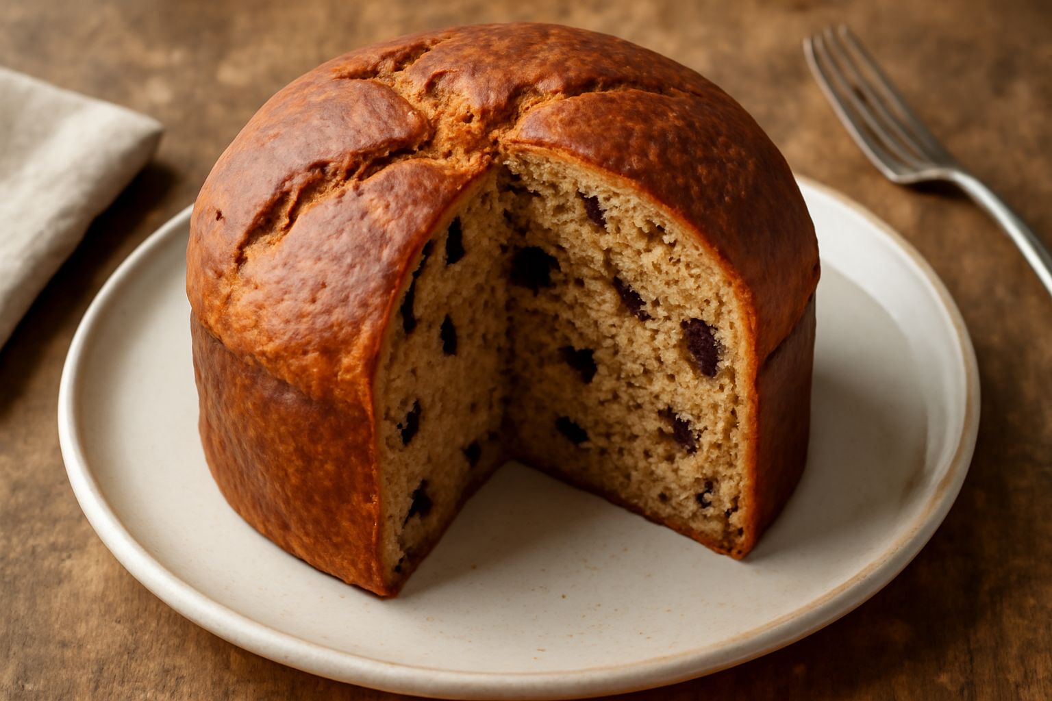Panetone di farina di castagne