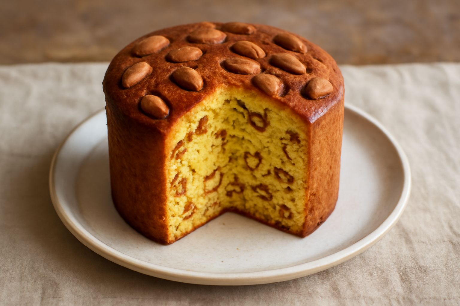 Panettone alle mandorle