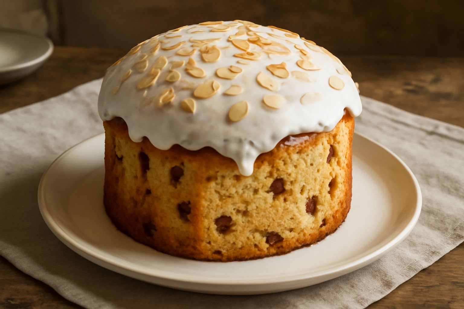 Panettone con la glassa