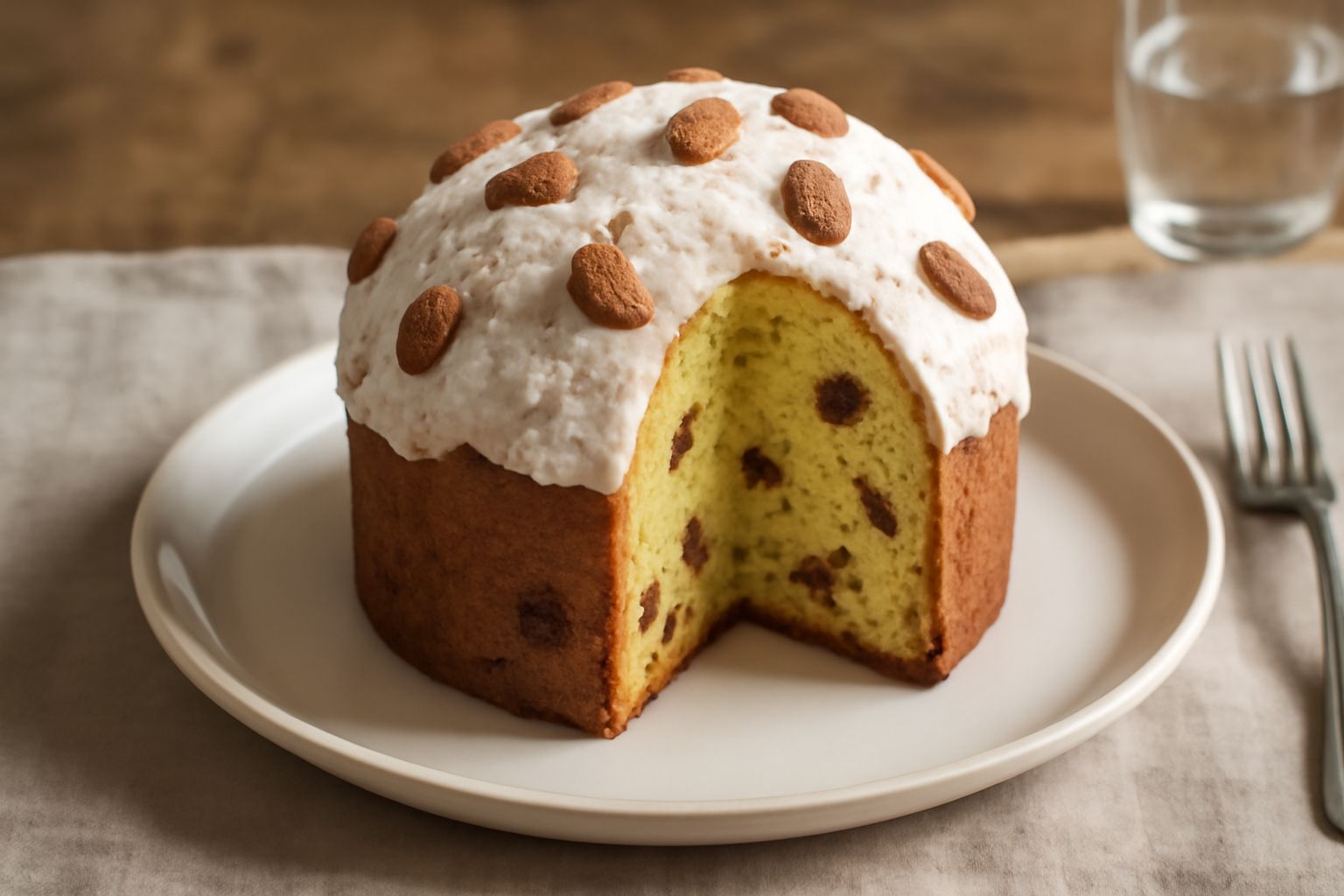 Panettone glassato
