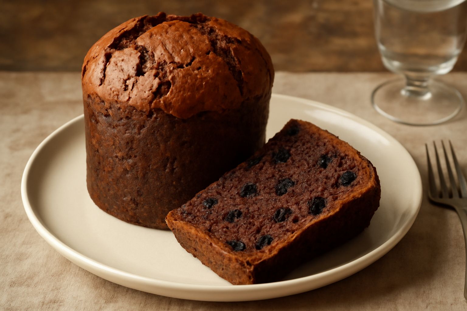 Panettone scuro pavese
