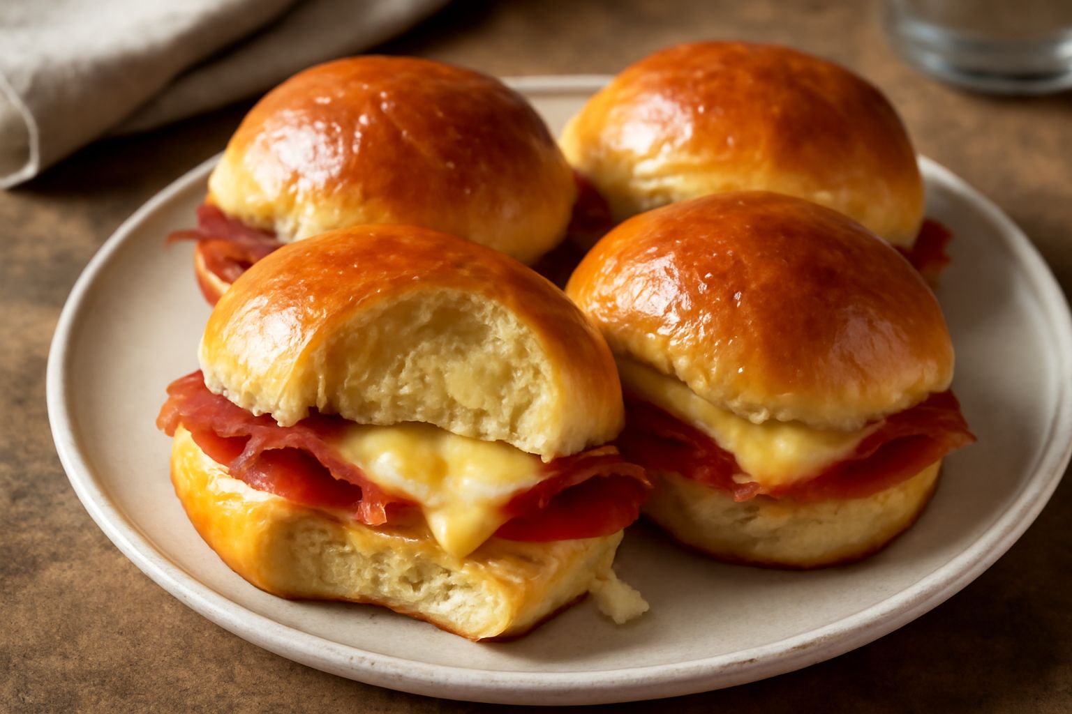 Panini con formaggio affumicato