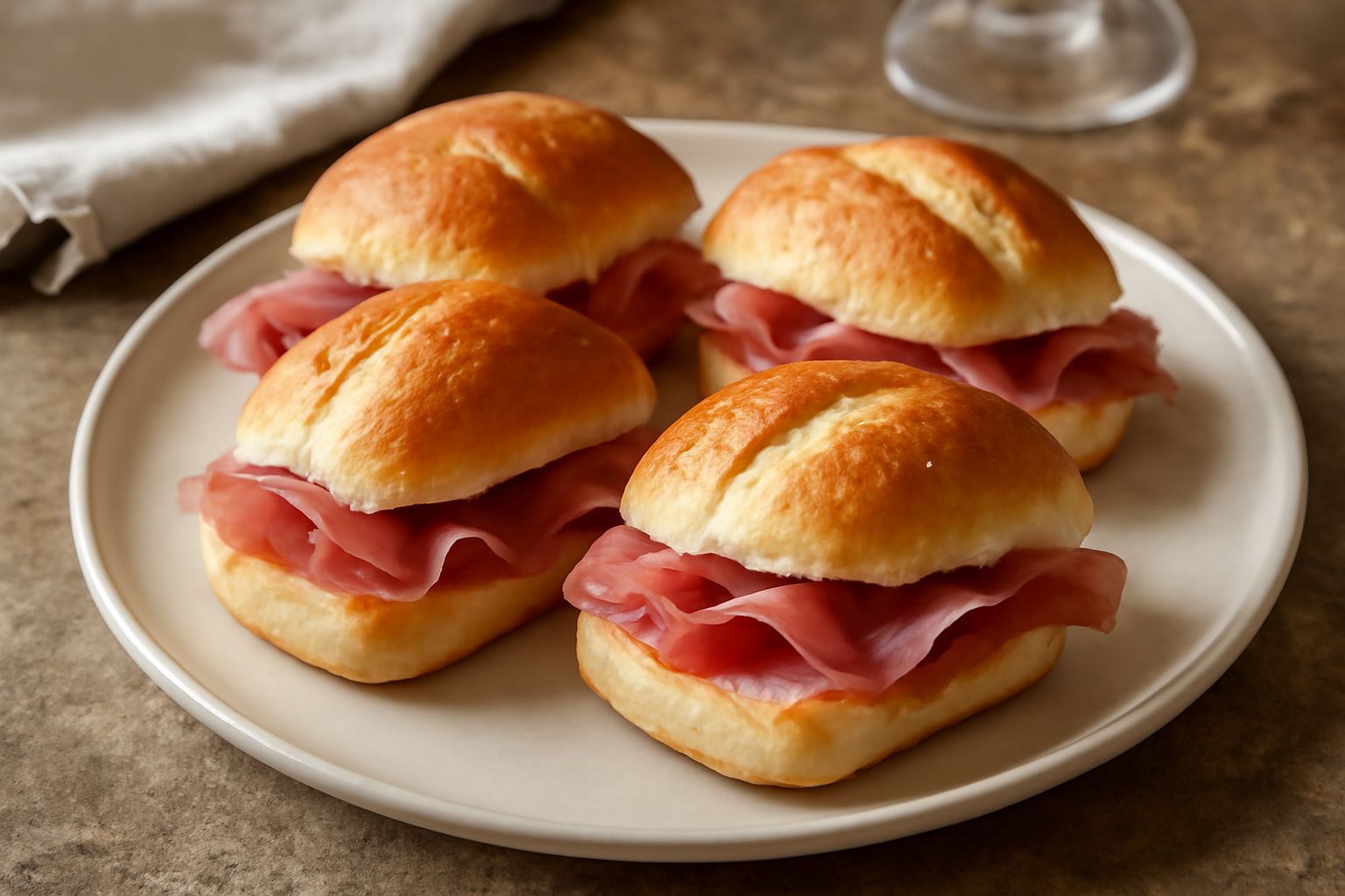 Panini con il prosciutto