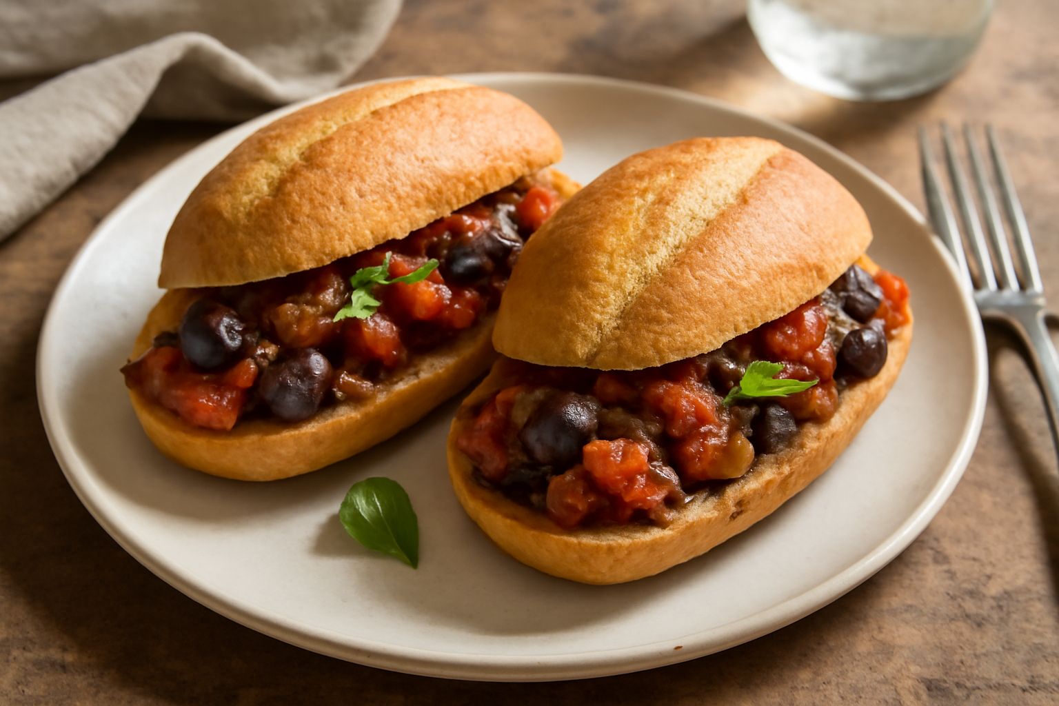 Panini di caponata