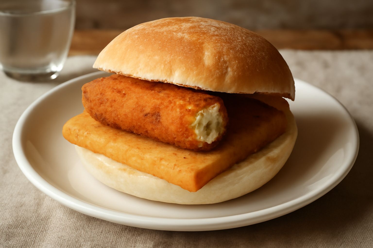 Panino ca' crocchè e panelle