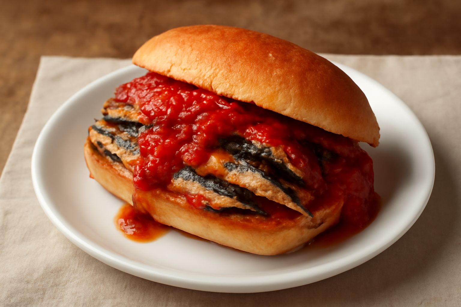 Panino ca' sardine ca' sucu