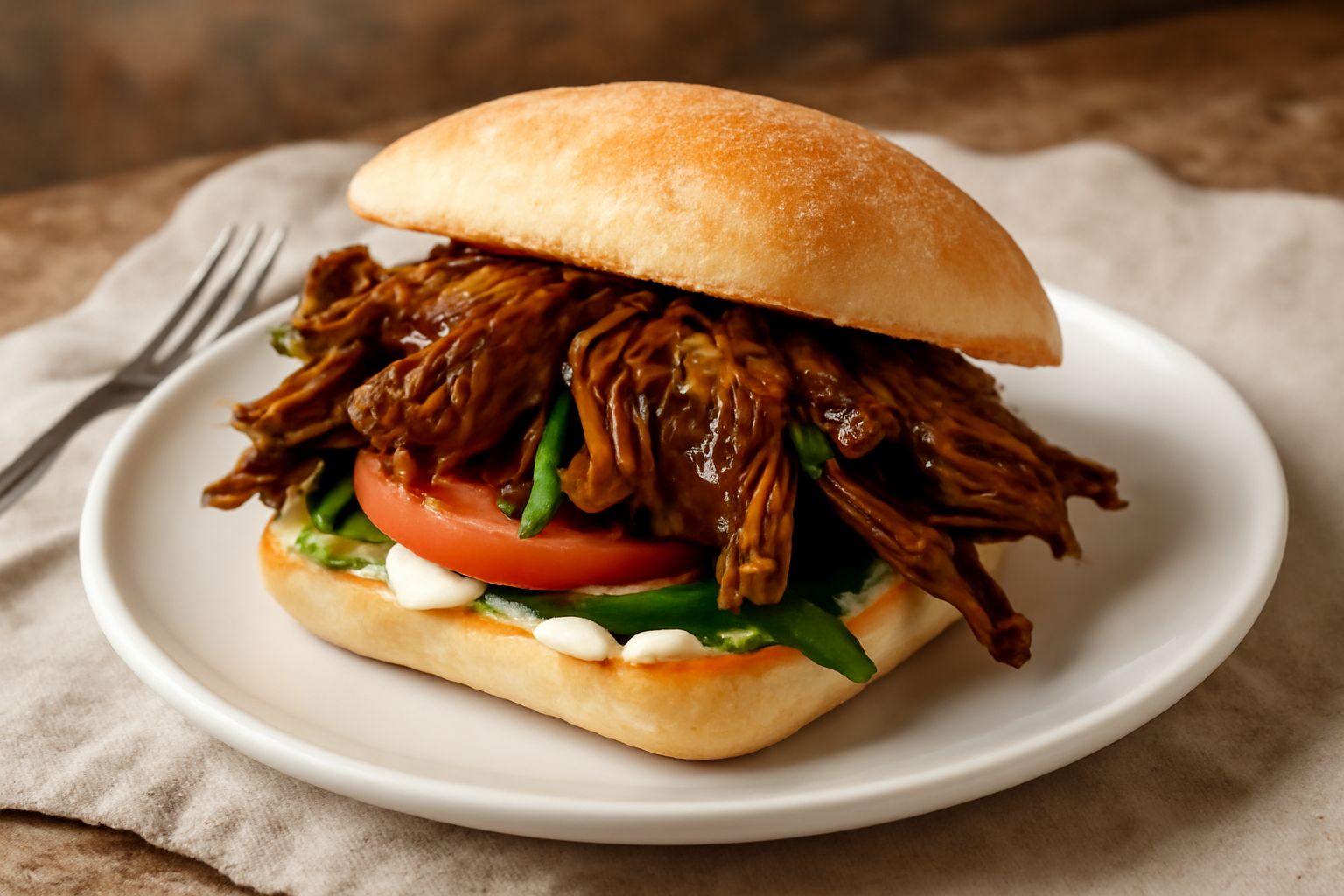 Panino con il carciofo fritto