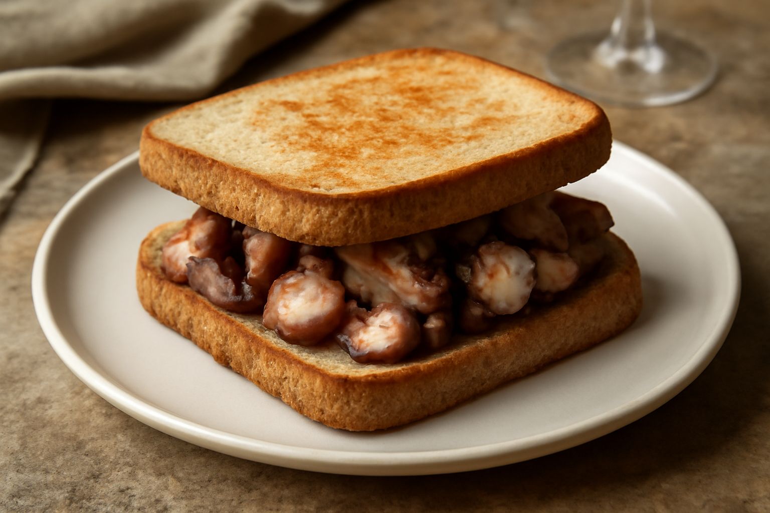 Panino con il polpo