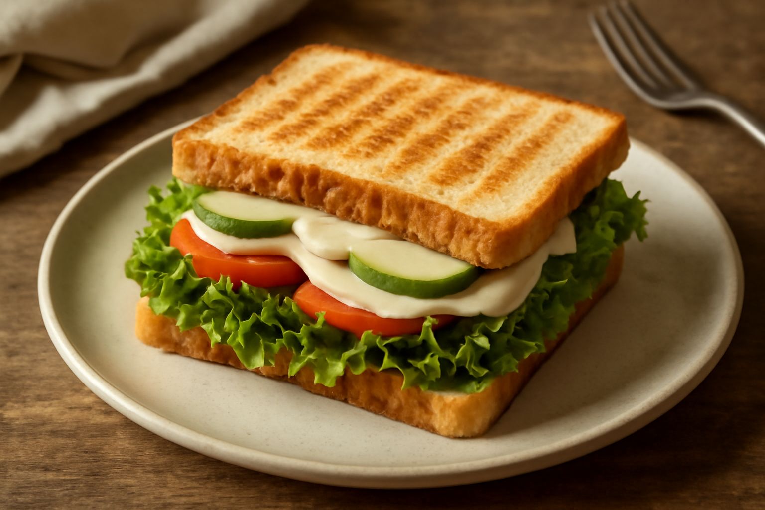 Panino con insalata