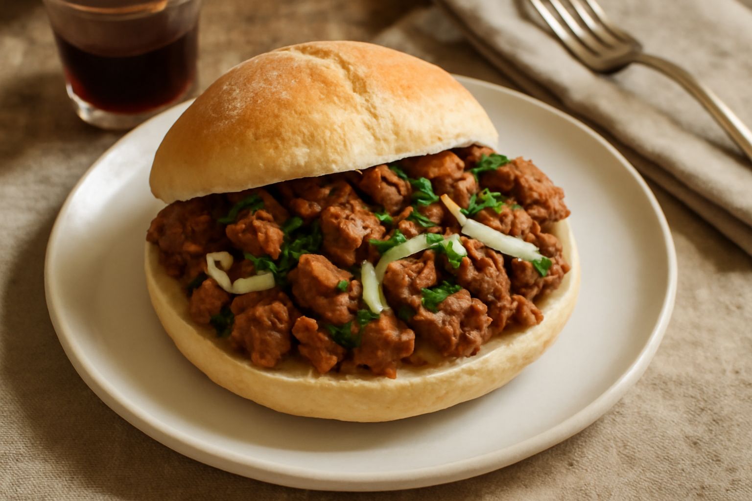 Panino con la coratella