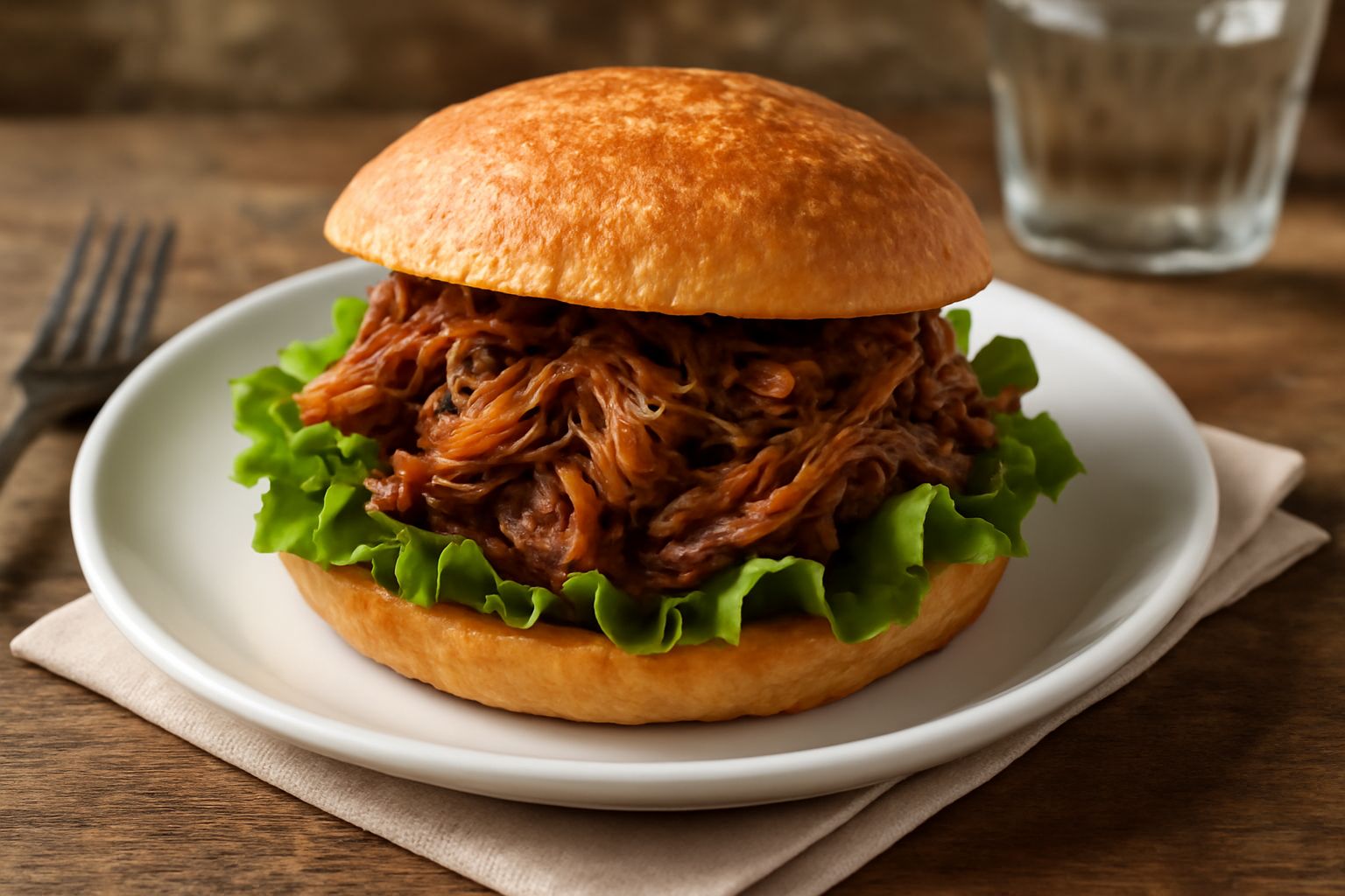 Panino con la guancia di maiale