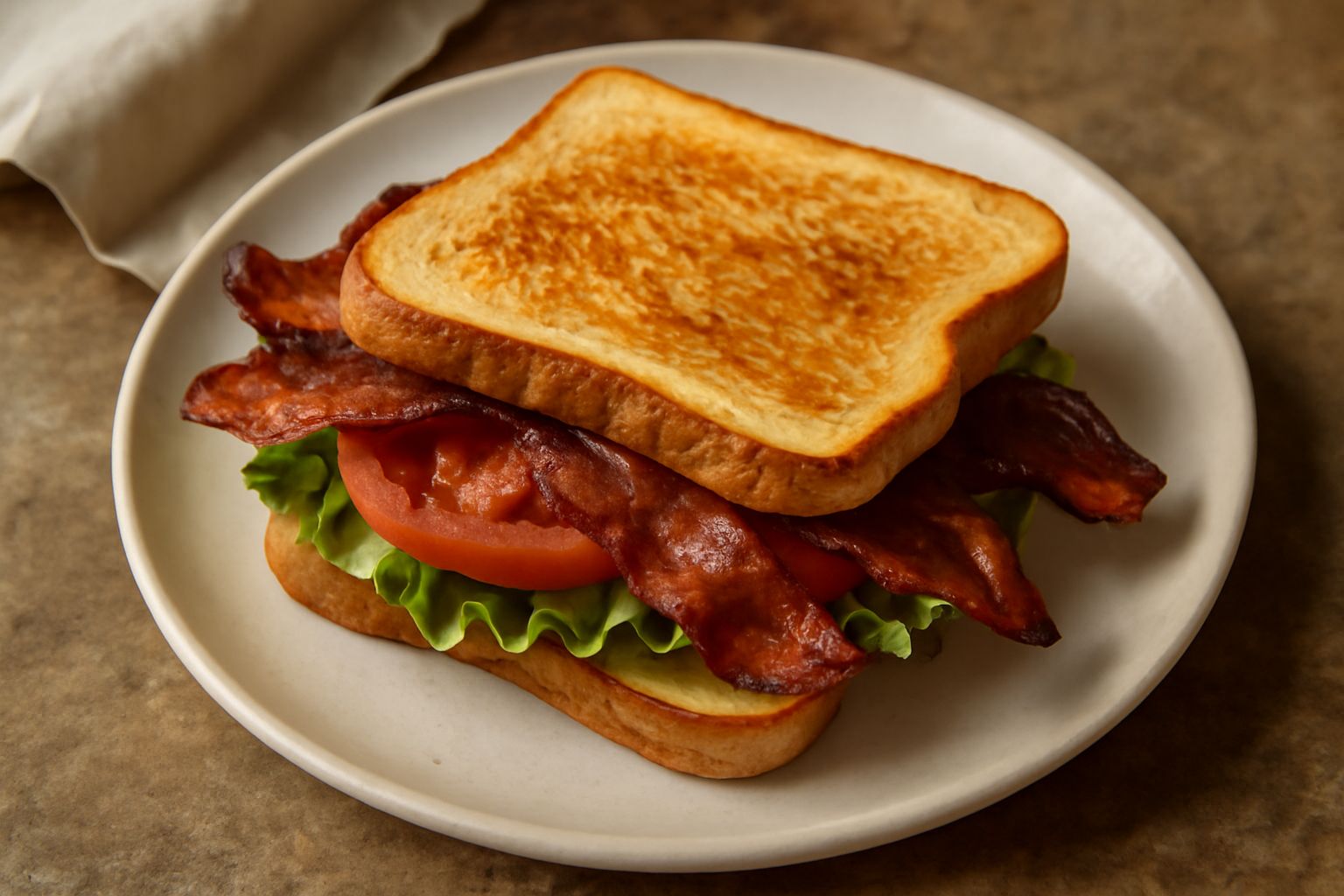 Panino con la pancetta