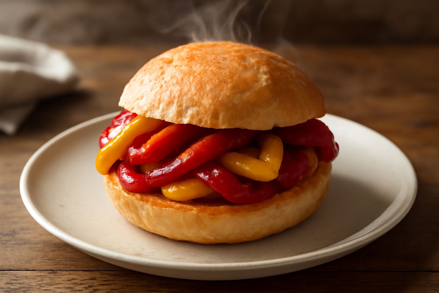 Panino con peperoni
