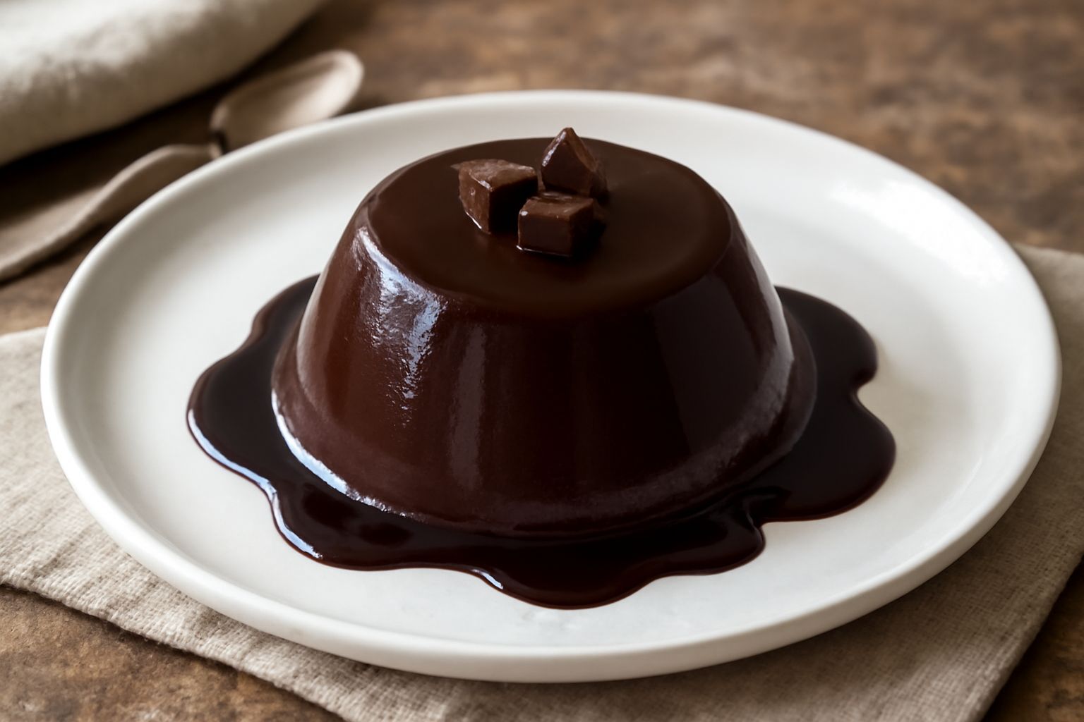 Panna cotta al cioccolato