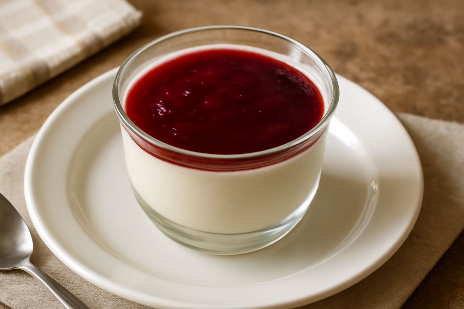Panna cotta emiliana