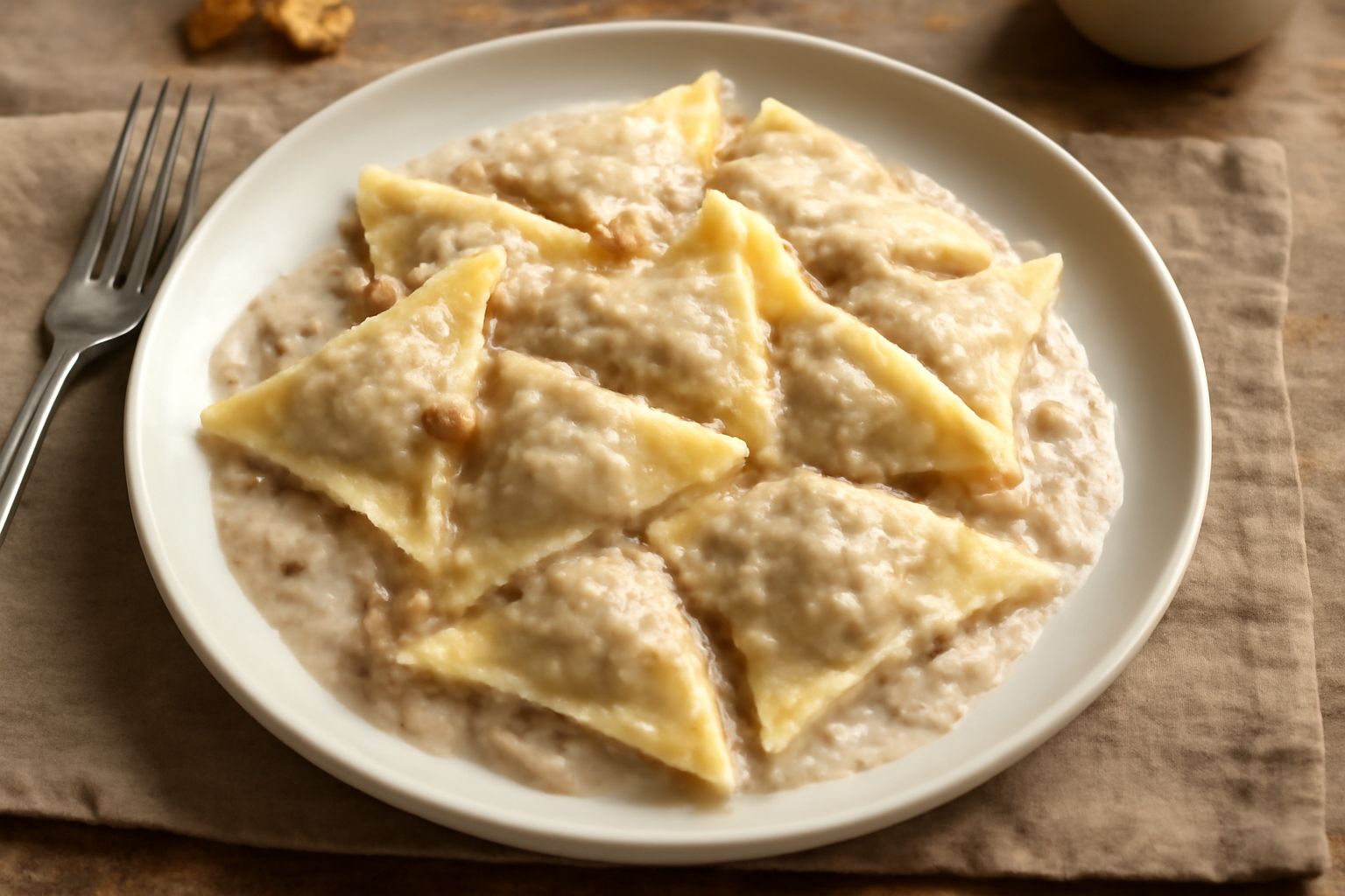 Pansotti al sugo di noci