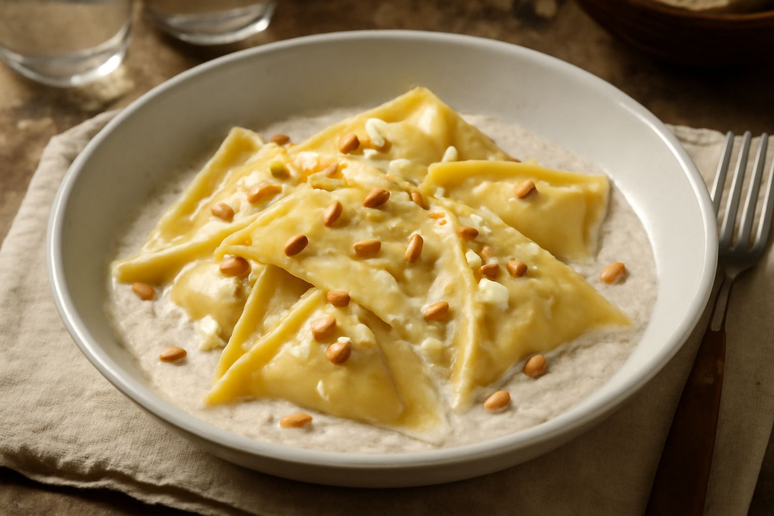Pansotti alla salsa di noci