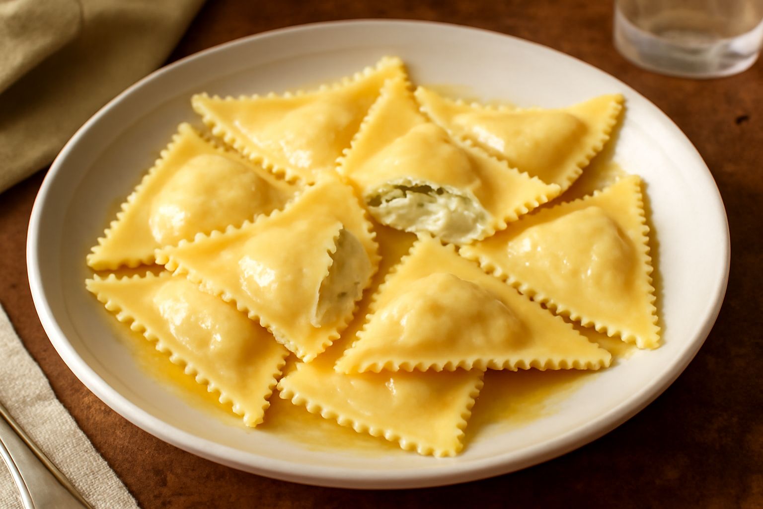 Pansotti di ricotta