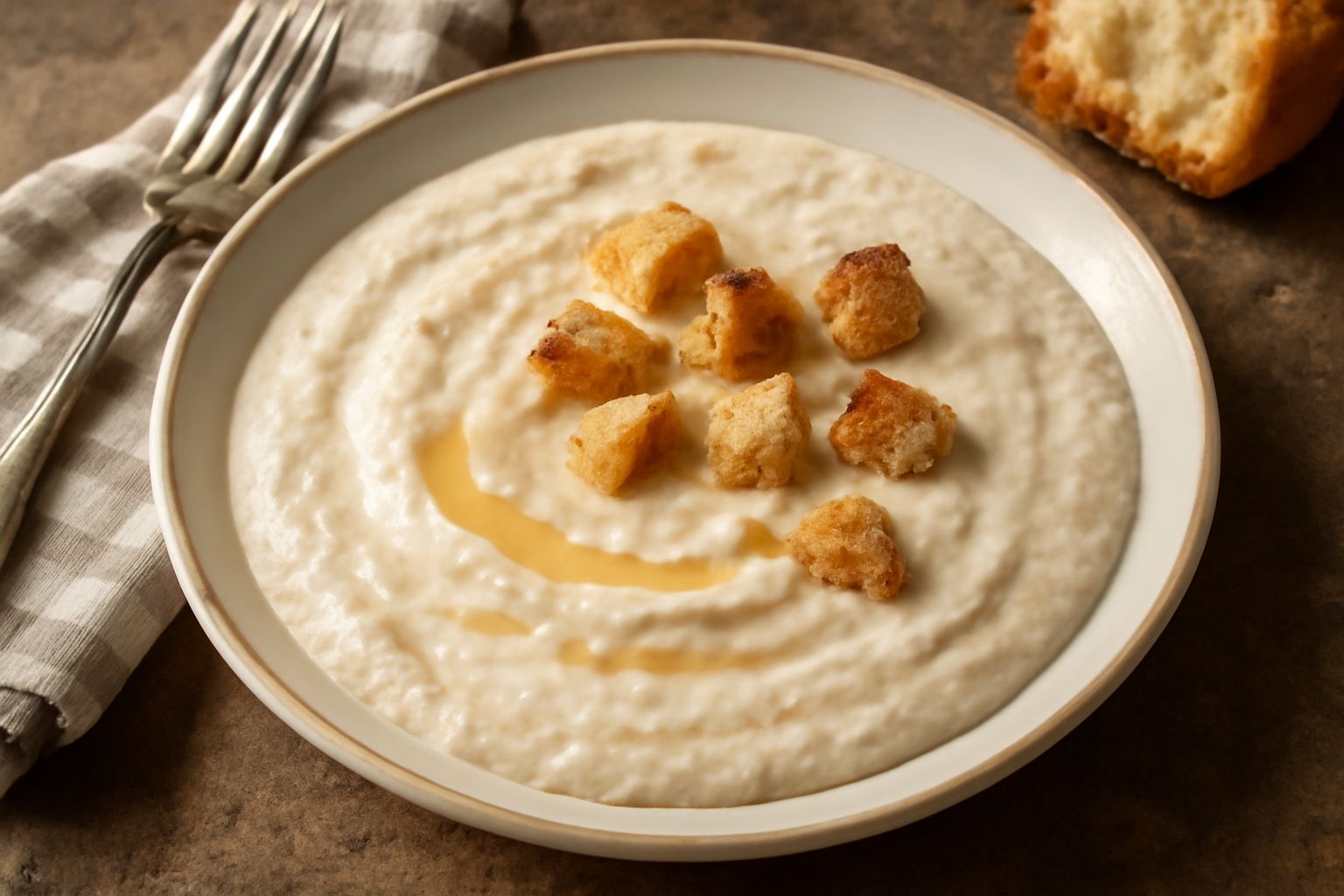 Pappa di ricotta con pane