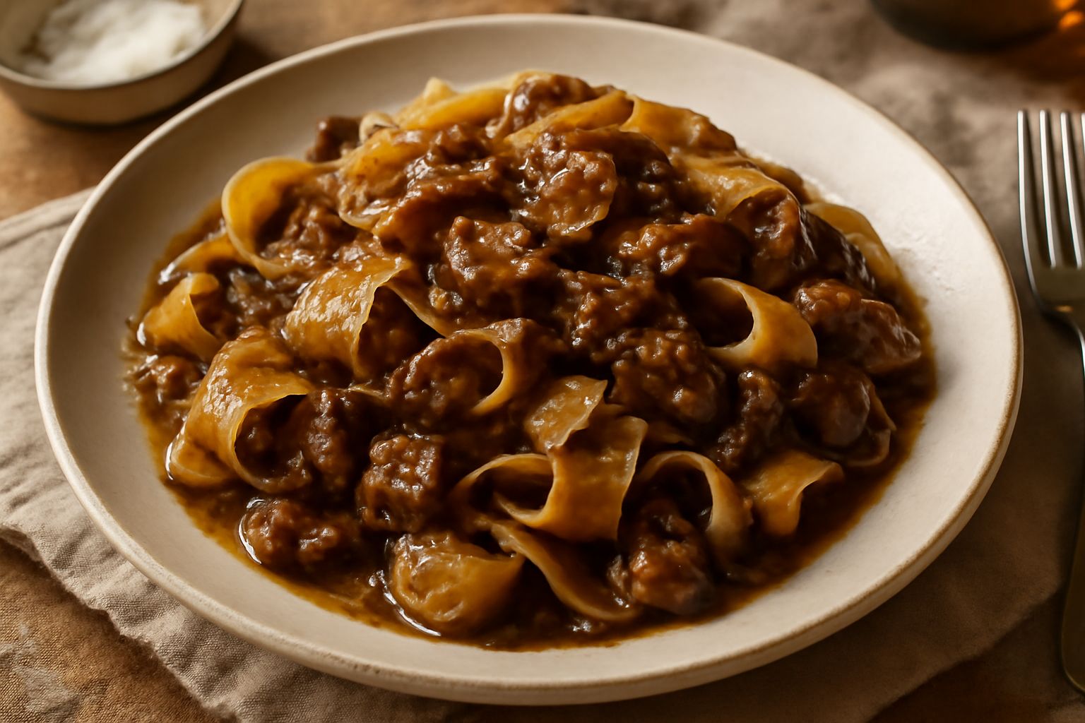 Pappardelle ai funghi porcini