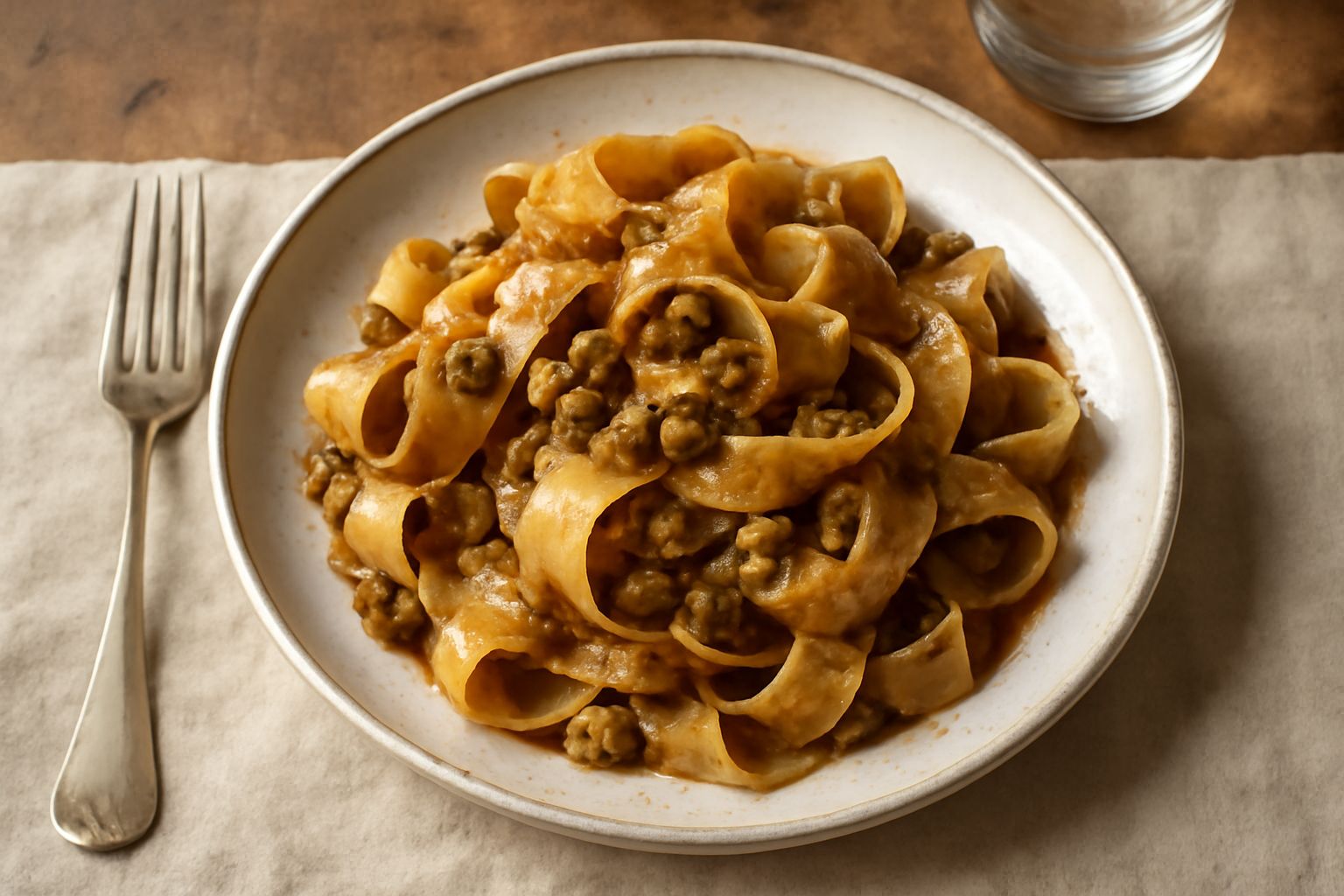 Pappardelle ai funghi secchi