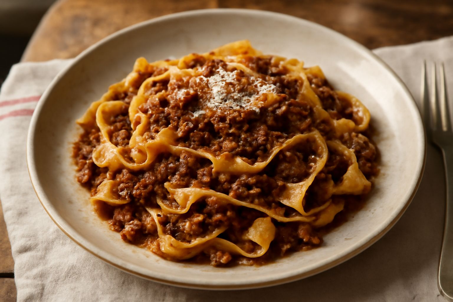 Pappardelle al ragù
