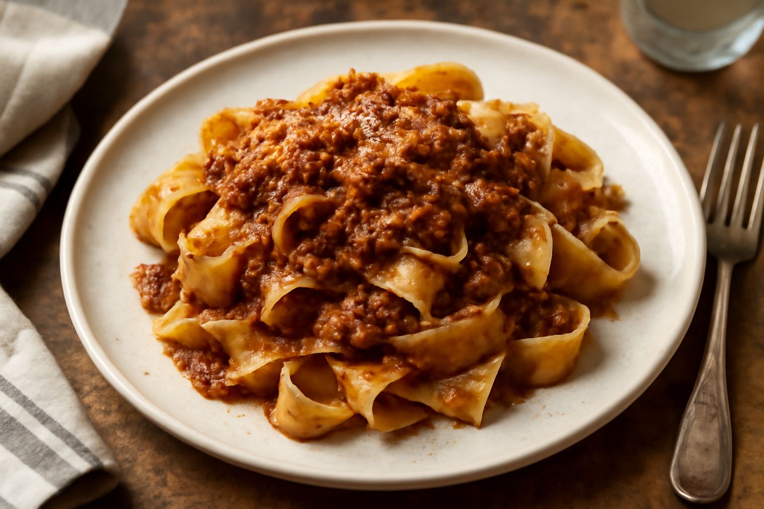 Pappardelle al Ragù d'Avanzo