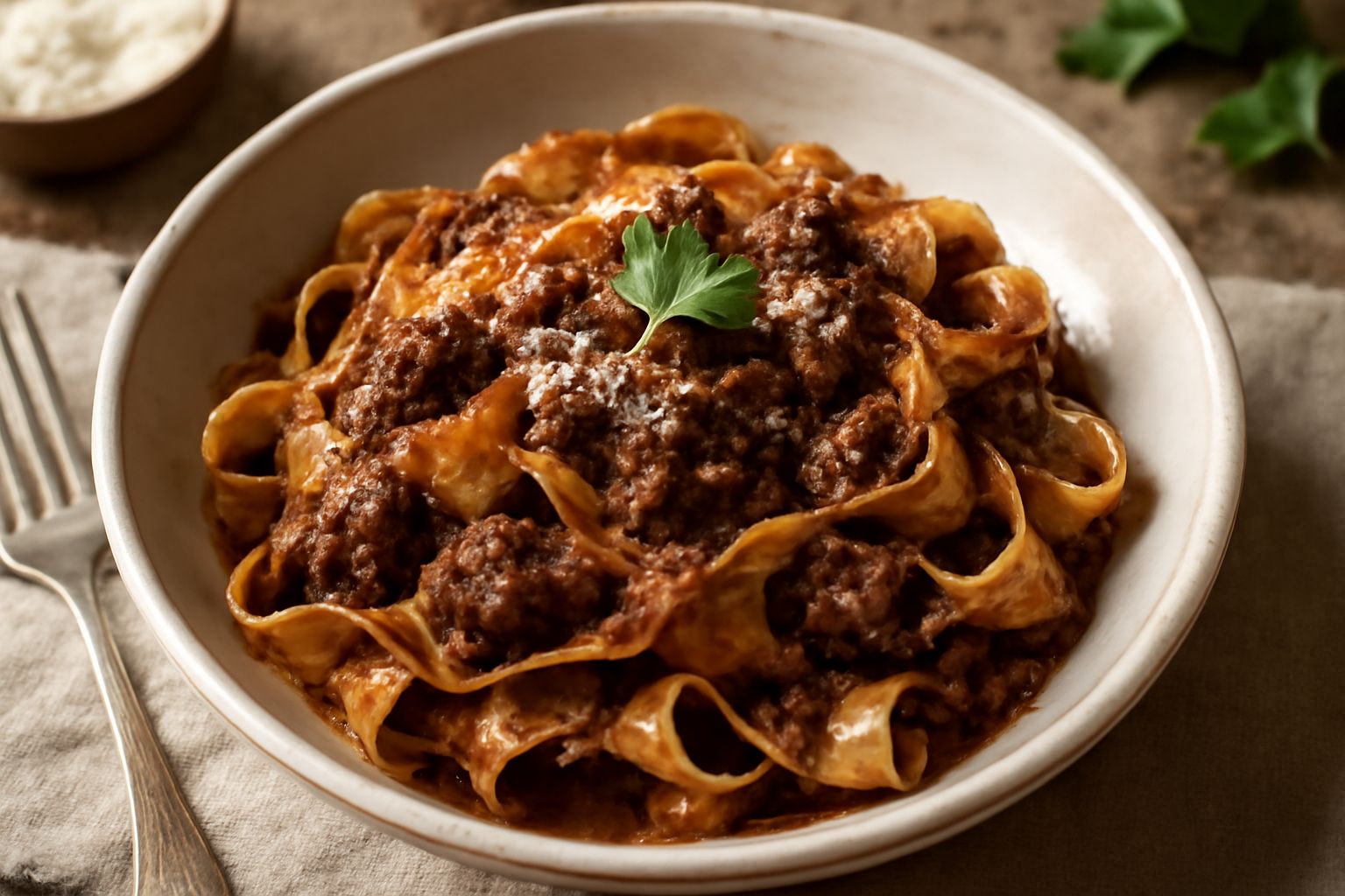 Pappardelle al sugo di cacciagione