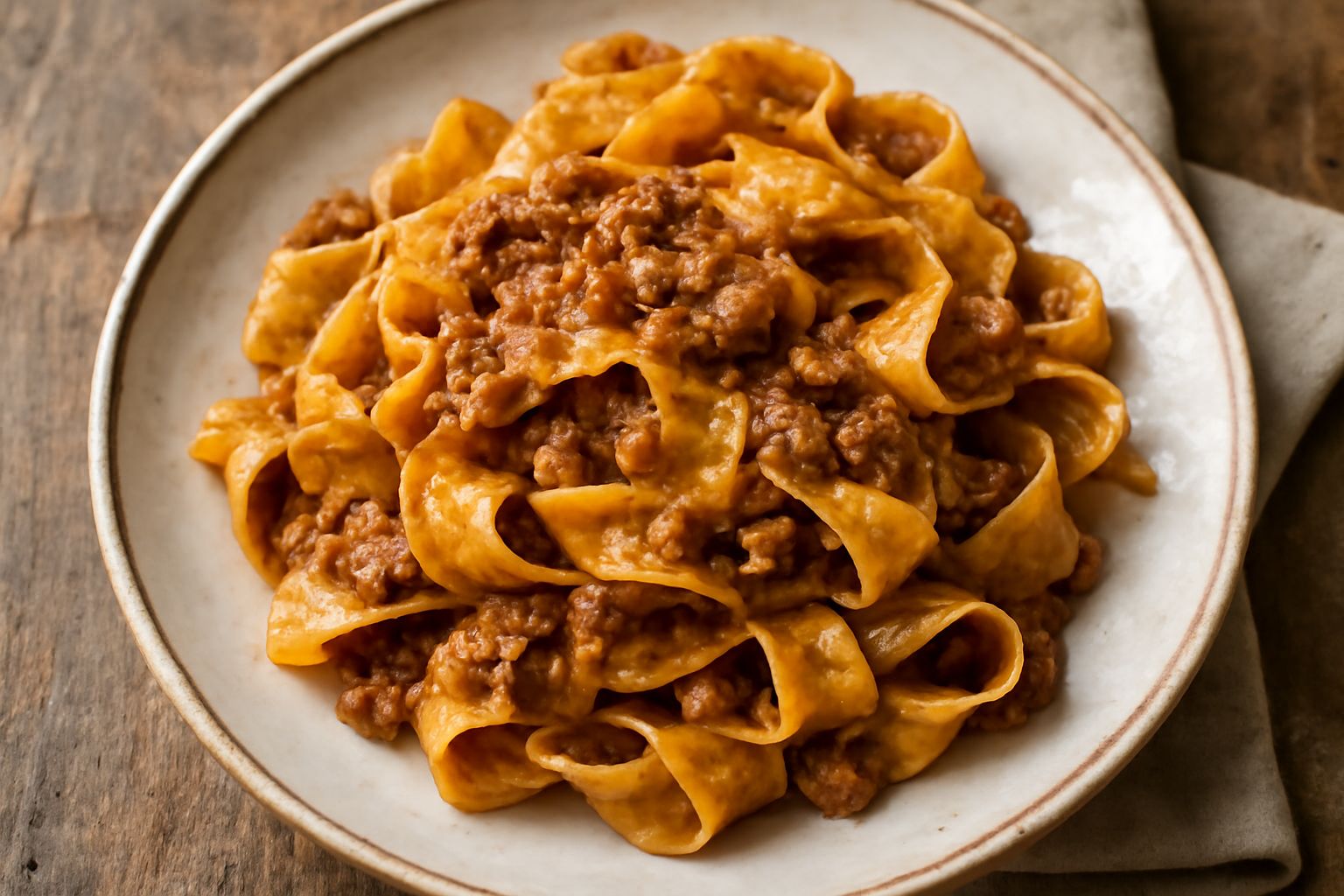 Pappardelle al sugo di lepre