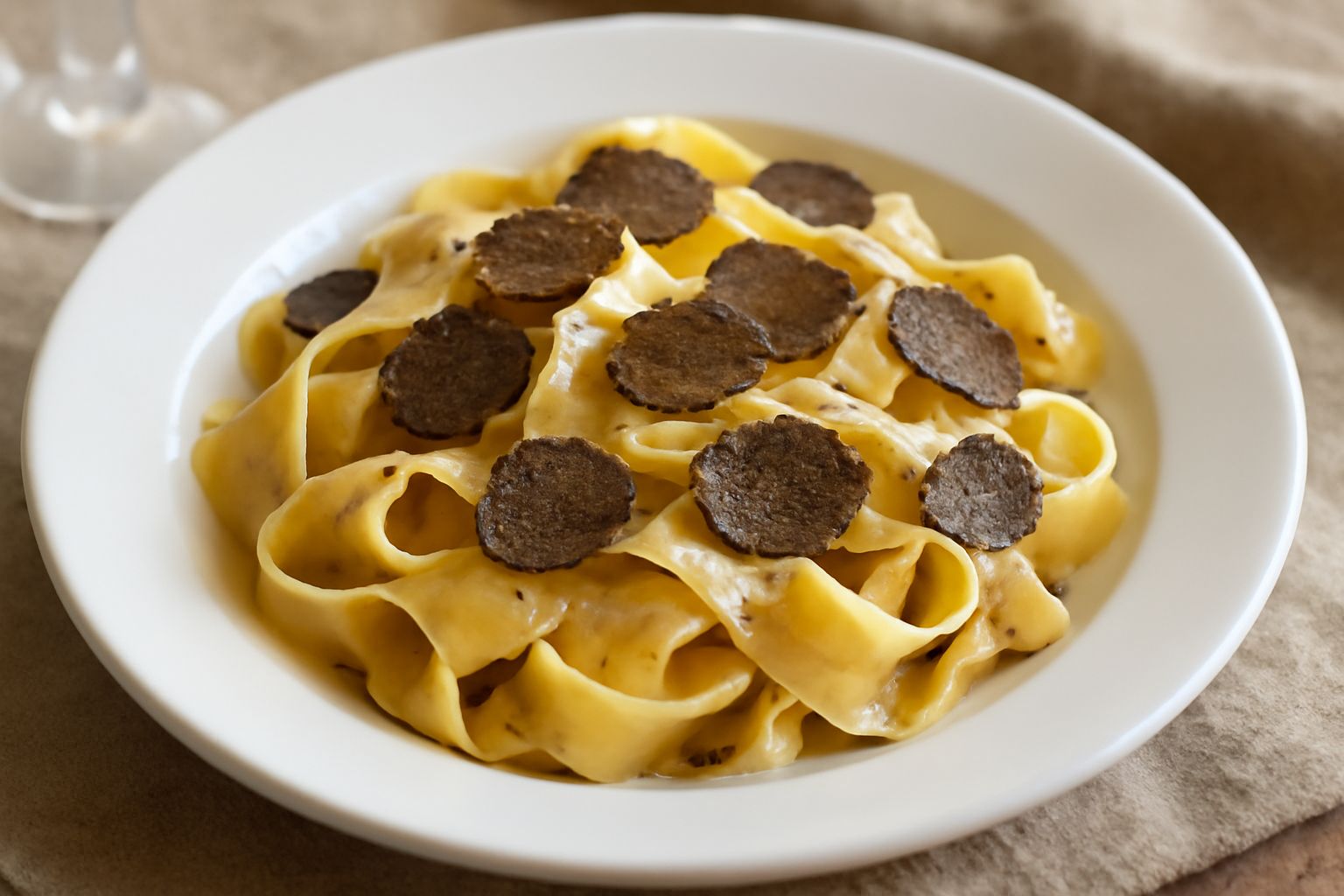 Pappardelle al tartufo