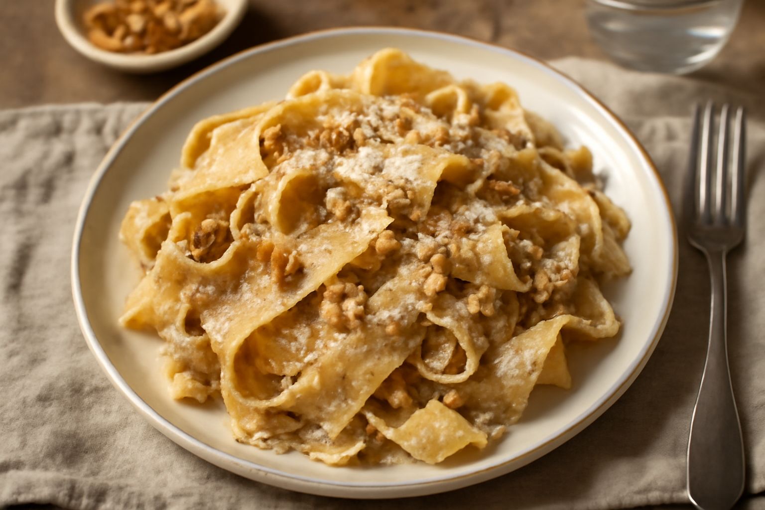 Pappardelle alle noci