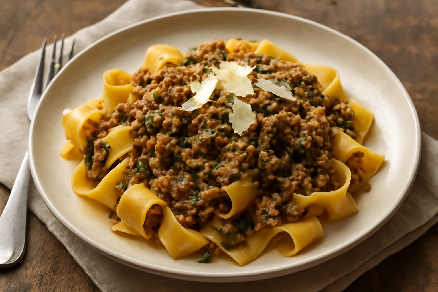 Pappardelle alle spinarole