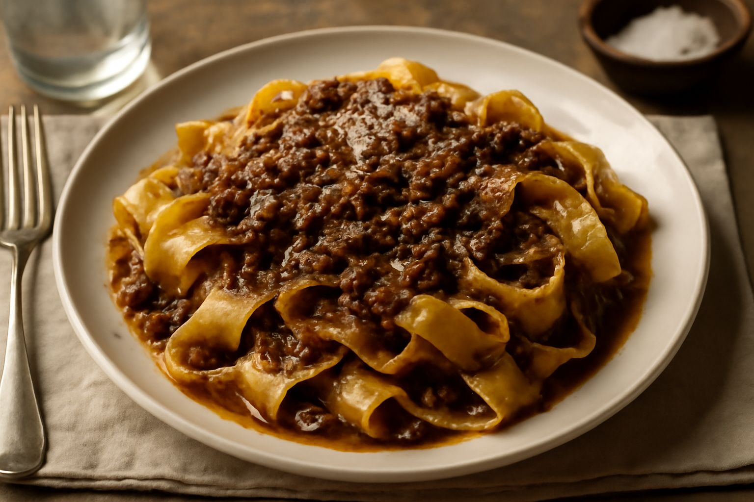 Pappardelle con le frattaglie