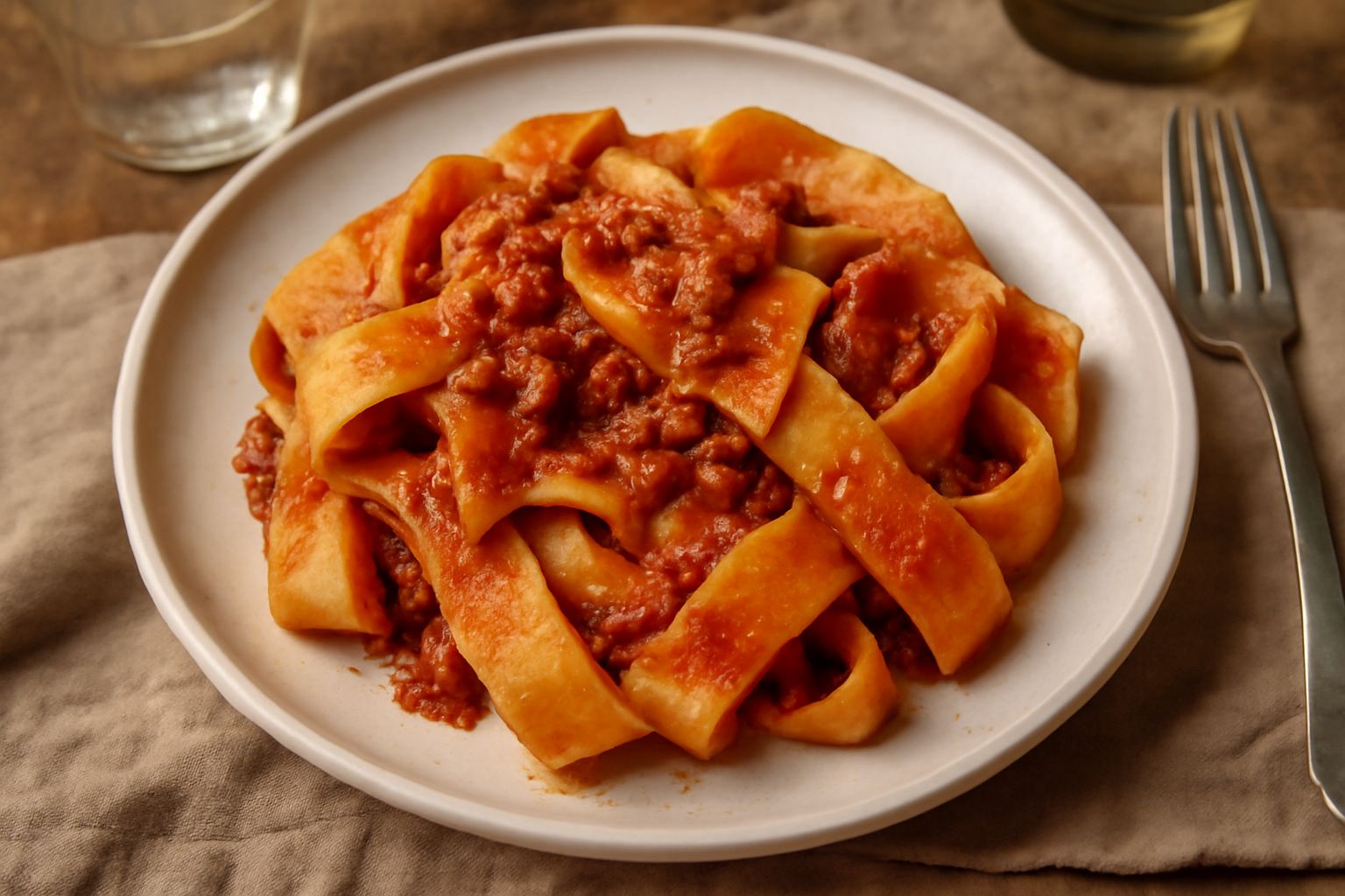 Pappardelle di pane duro