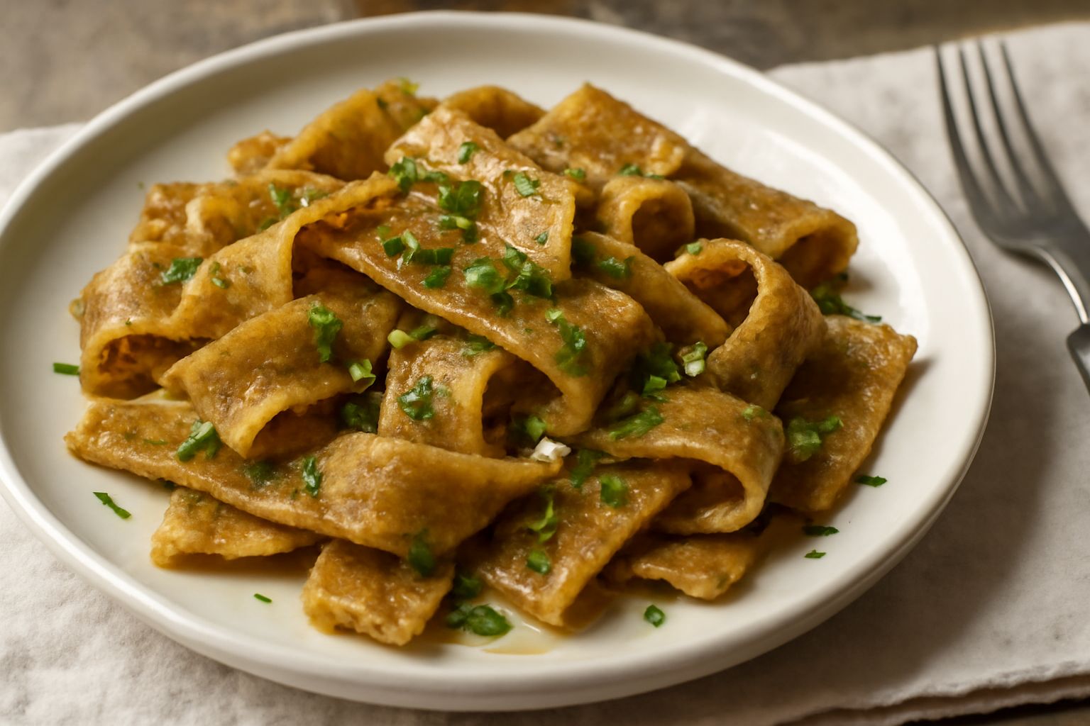 Pappardelle di pane raffermo