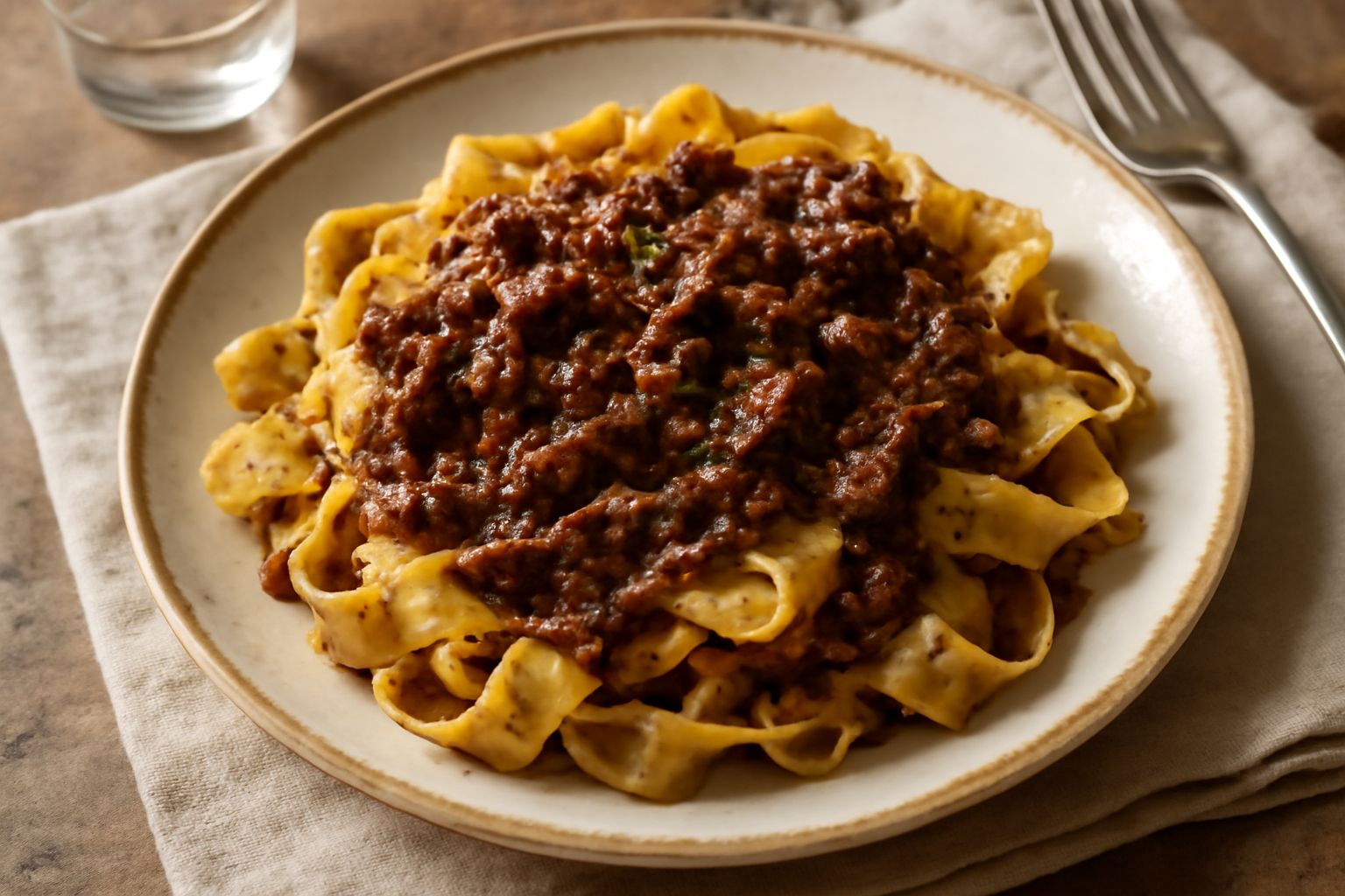Pappardelle di selvaggina