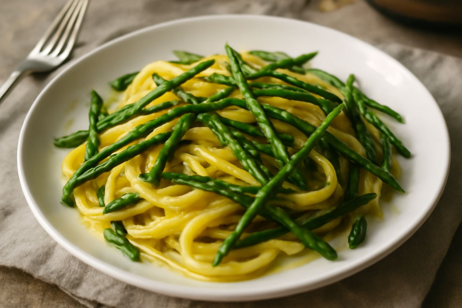 Pasta agli asparagi selvatici