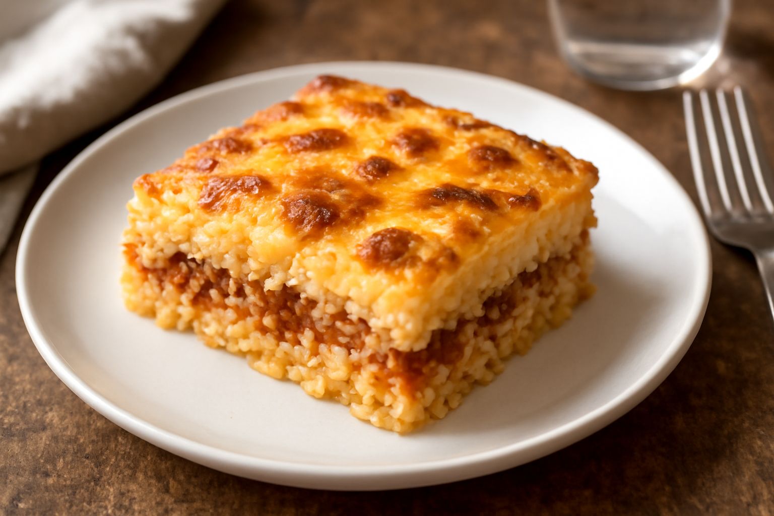 Pasta al forno di riso